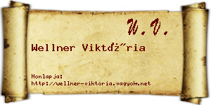 Wellner Viktória névjegykártya